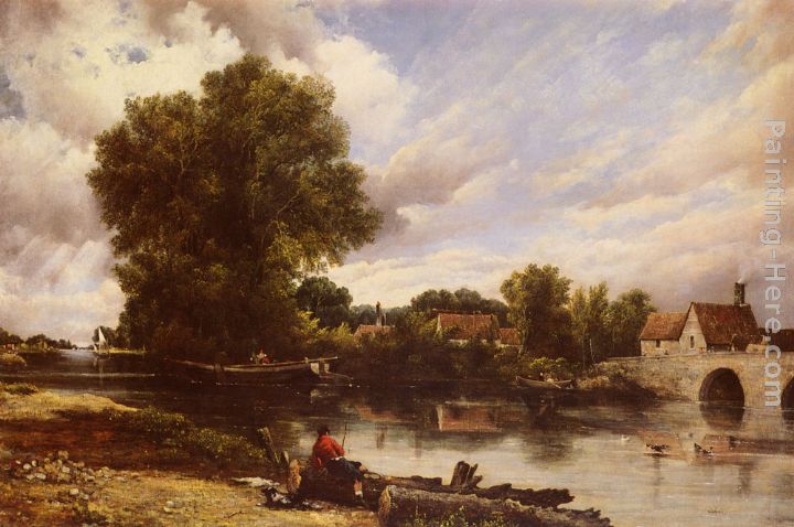 Along The River painting - Frederick William Watts Along The River art painting
